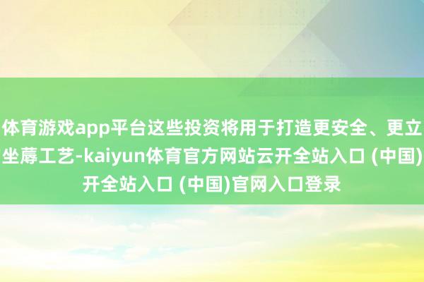体育游戏app平台这些投资将用于打造更安全、更立异且可握续的坐蓐工艺-kaiyun体育官方网站云开全站入口 (中国)官网入口登录
