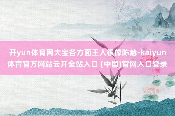 开yun体育网大宝各方面王人很像陈赫-kaiyun体育官方网站云开全站入口 (中国)官网入口登录