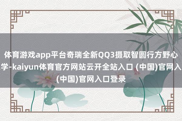 体育游戏app平台奇瑞全新QQ3摄取智圆行方野心好意思学-kaiyun体育官方网站云开全站入口 (中国)官网入口登录
